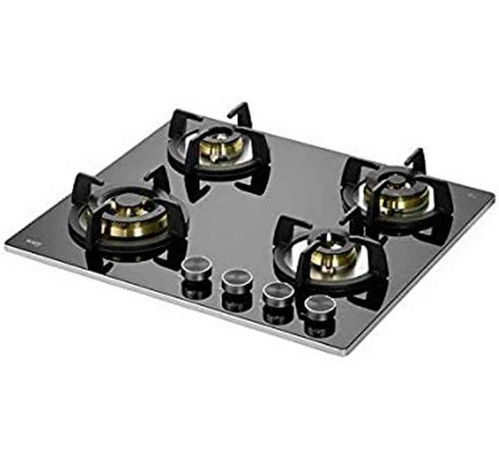 Kaff BLH 604 Hob Auto Electric Ignition with Flame Failure Device Glass Automatic Hob  (4 Burners)